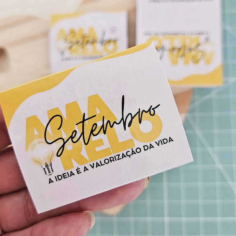 Arquivo de Corte Caixinha Chiclete Setembro Amarelo 1 1