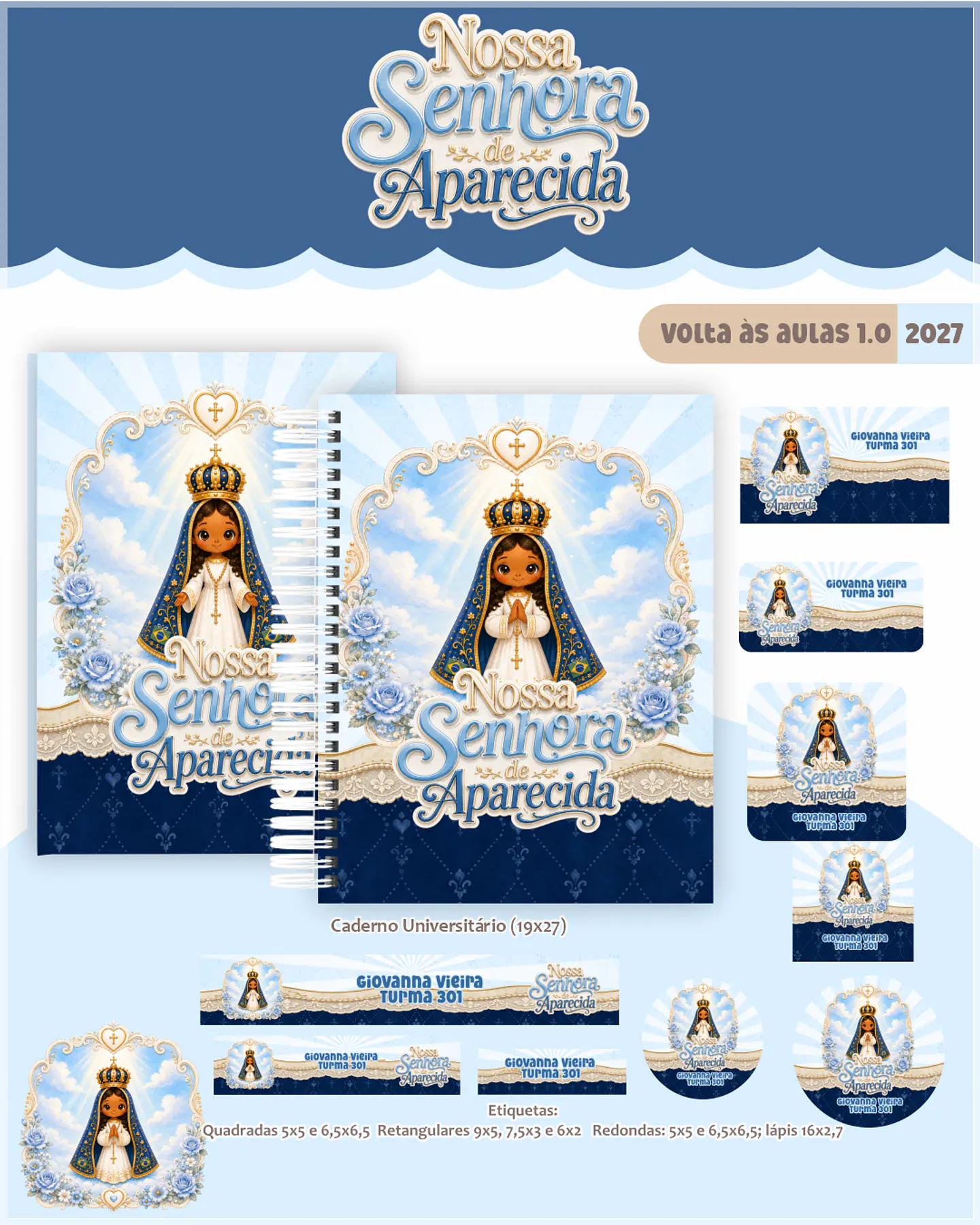 Encadernação - Nossa Senhora Aparecida Escolar Cristão 1