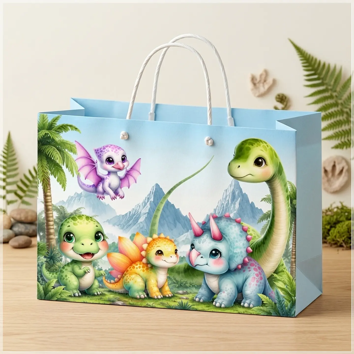 Arquivo de Corte Sacolinha Dinossauro Dino Baby 31 1