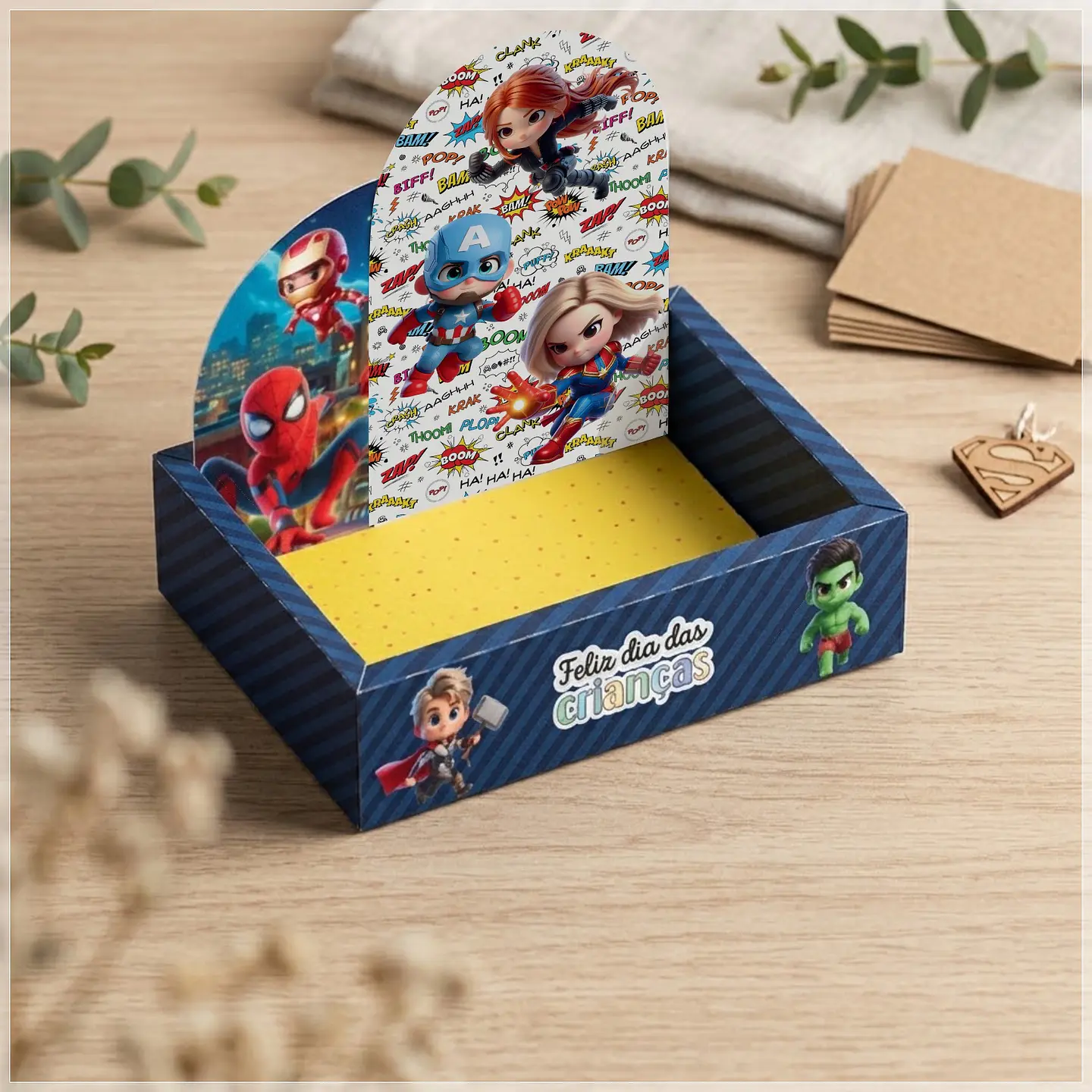 Arquivo de Corte - Caixa Cenario Vingadores 1