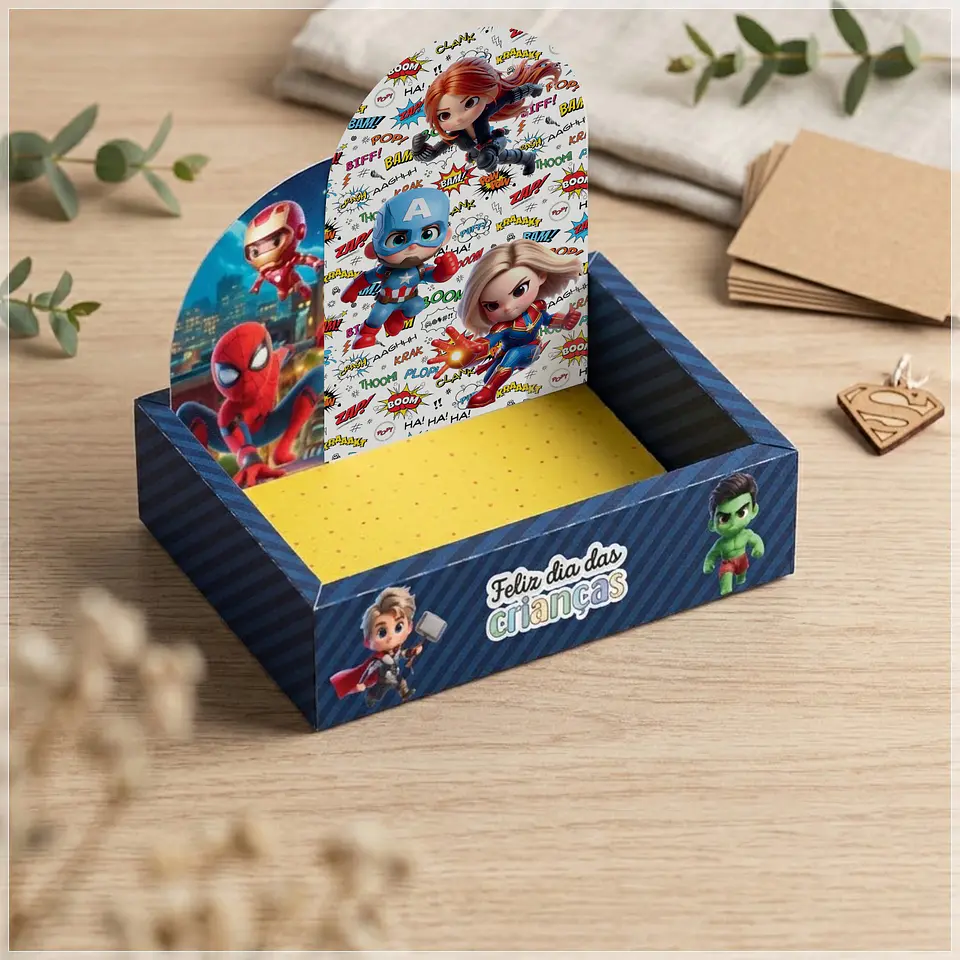 Arquivo de Corte - Caixa Cenario Vingadores 1
