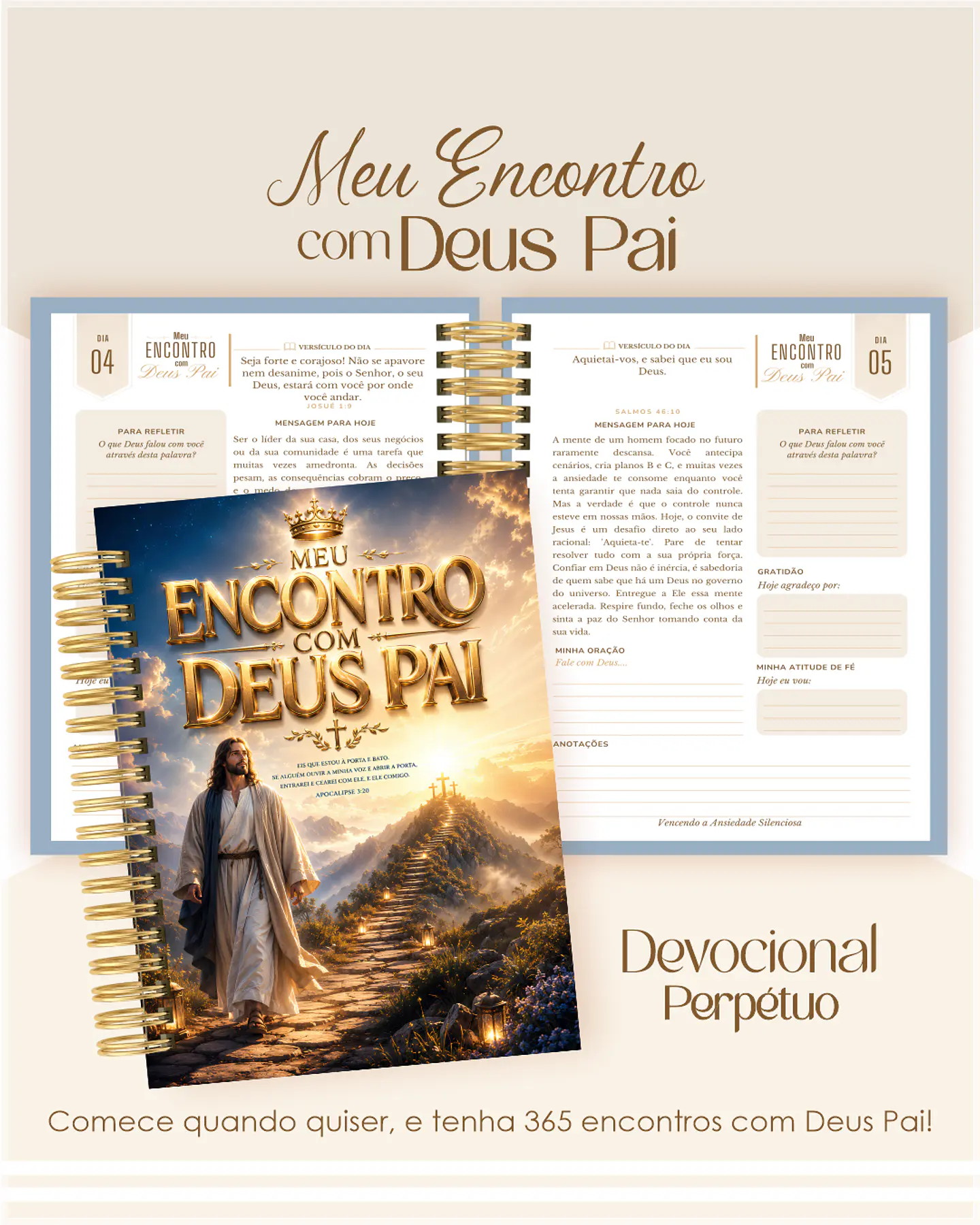 Encadernação - Devocional Perpétuo Encontro com Jesus 1