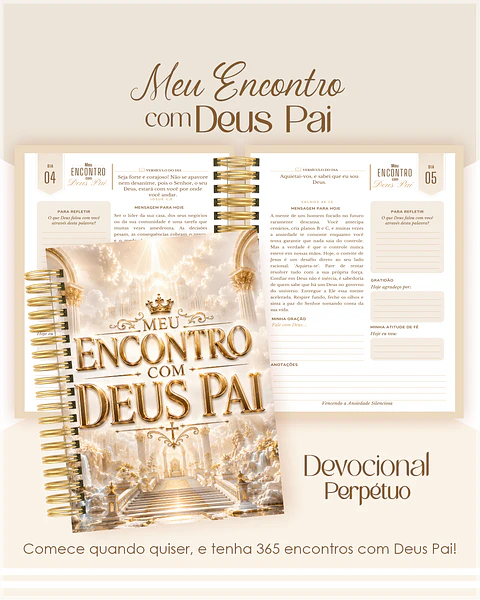 Encadernação - Devocional Perpétuo Reino de Deus