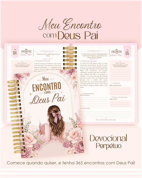 Encadernação - Devocional Perpétuo Cristã Feminina