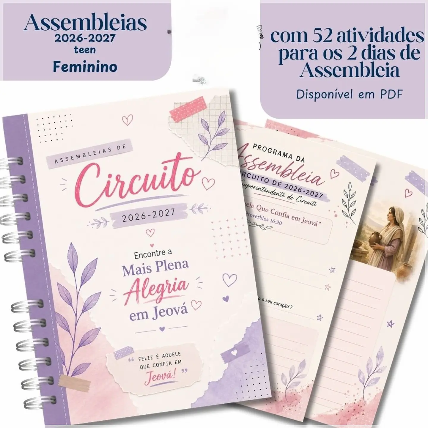 Encadernação - Caderno Yeen Fem para as Assembleias 26 27 1