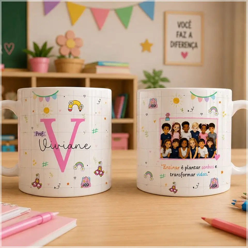 Sublimação - Caneca Professora 2026 1