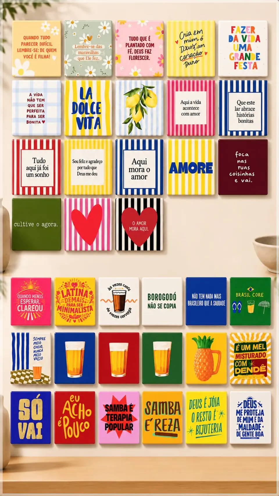 Sublimação - Coleção Azulejos Brasilidades 1