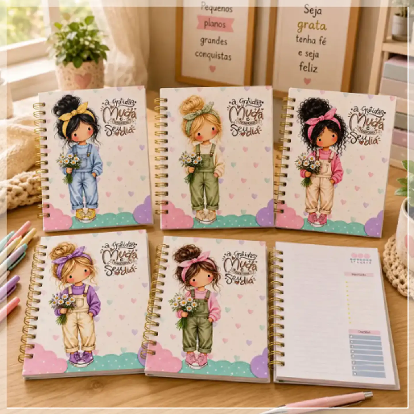 Encadernação - Caderno A5 Cute Teen 1