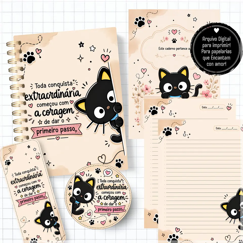 Encadernação - Coleção Chococat 1