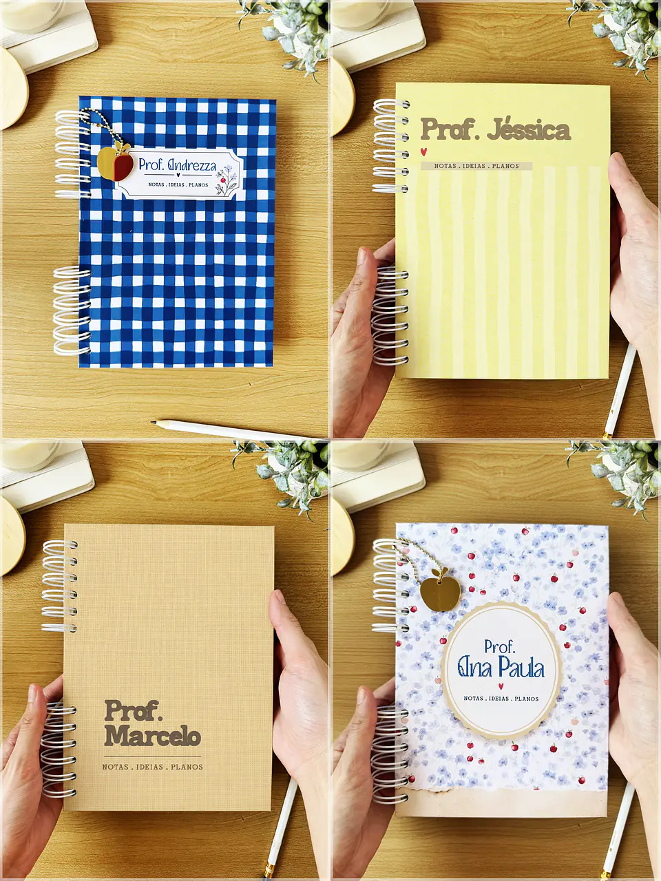 Encadernação - Coleção Caderno A5 Dia dos Professores 1