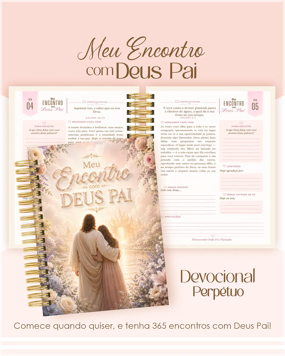 Encadernação - Devocional Perpétuo Ao Lado de Jesus 1