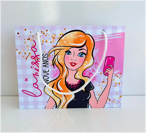 Arquivo de Corte Sacolinha Barbie 102