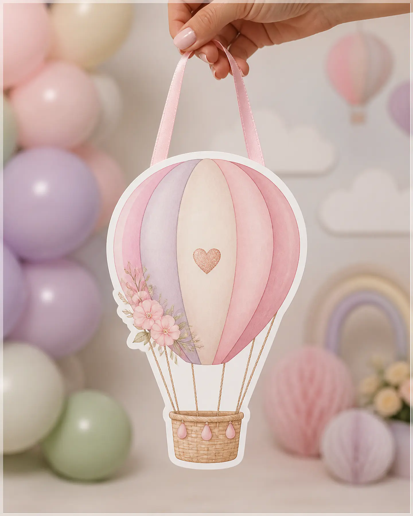 Arquivo de Corte Bolsinha Balão de Ar Rosa 9 1