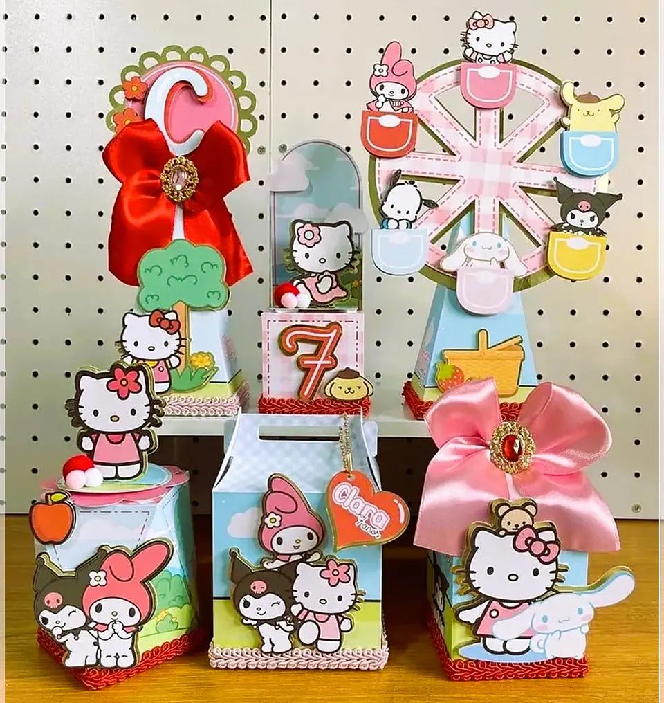 Arquivo de Corte Kit Festa Hello Kitty 3 1