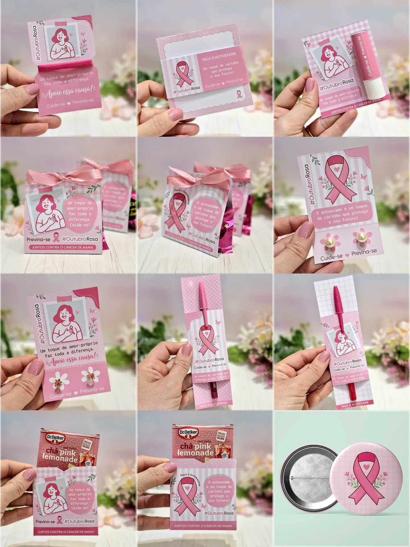 Arquivo de Corte Combo Kit Mimos Outubro Rosa 6 1