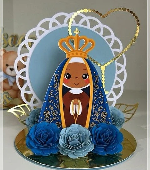 Arquivo de Corte Topo de Bolo Nossa Senhora Aparecida 2