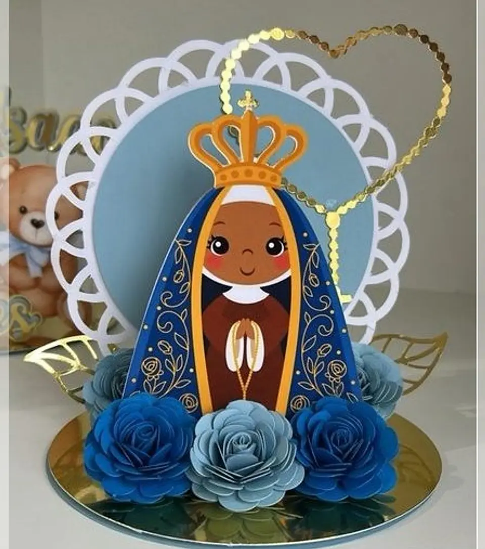 Arquivo de Corte Topo de Bolo Nossa Senhora Aparecida 2 1