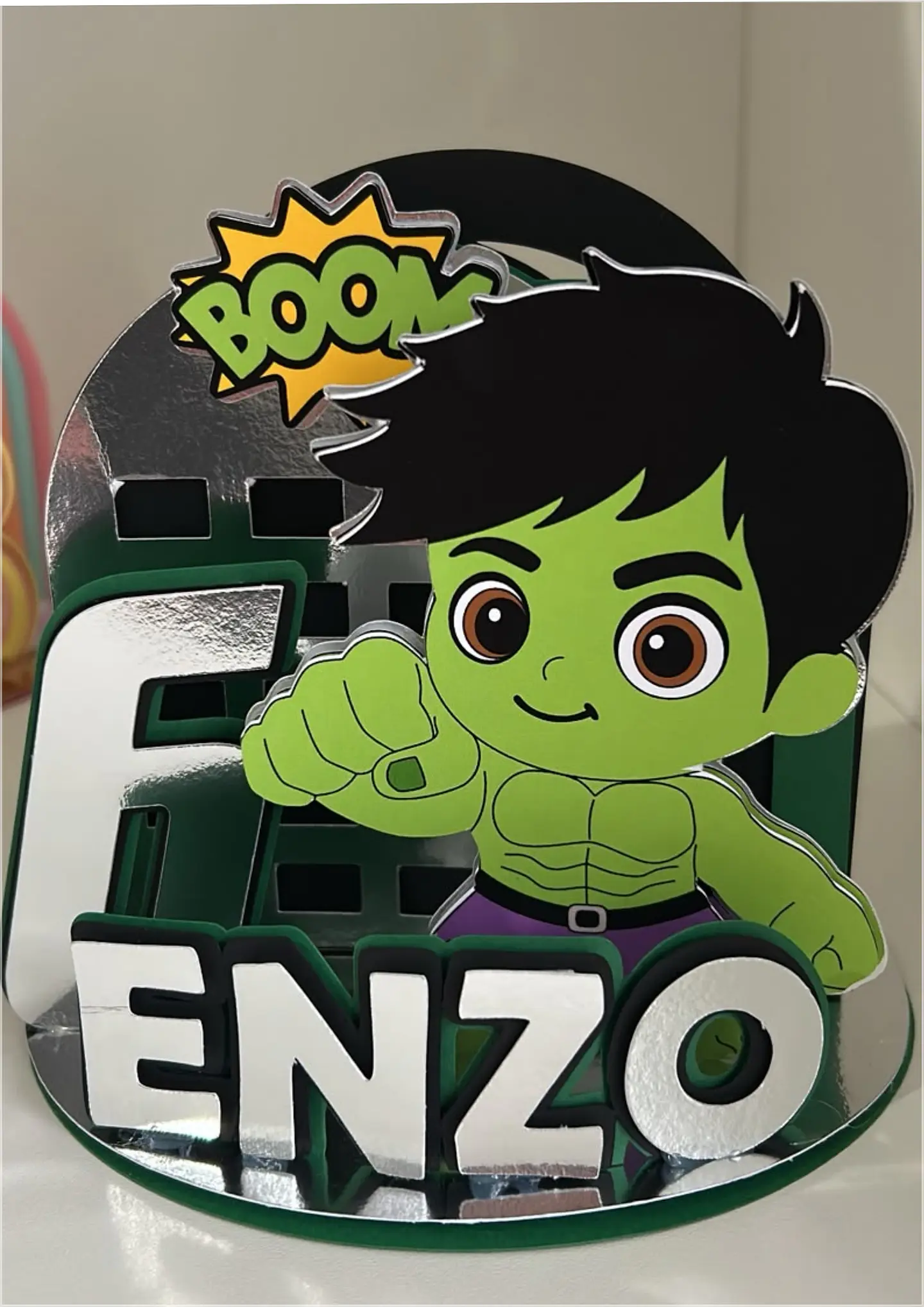 Arquivo de Corte Topo de Bolo Hulk 26 1