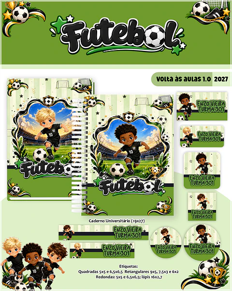 Encadernação - Coleção Escolar 1.0 Futebol
