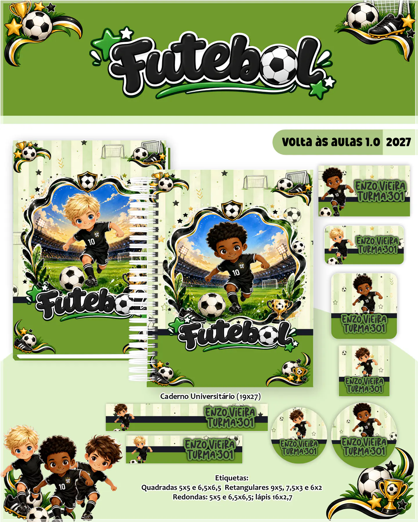 Encadernação - Coleção Escolar 1.0 Futebol 1