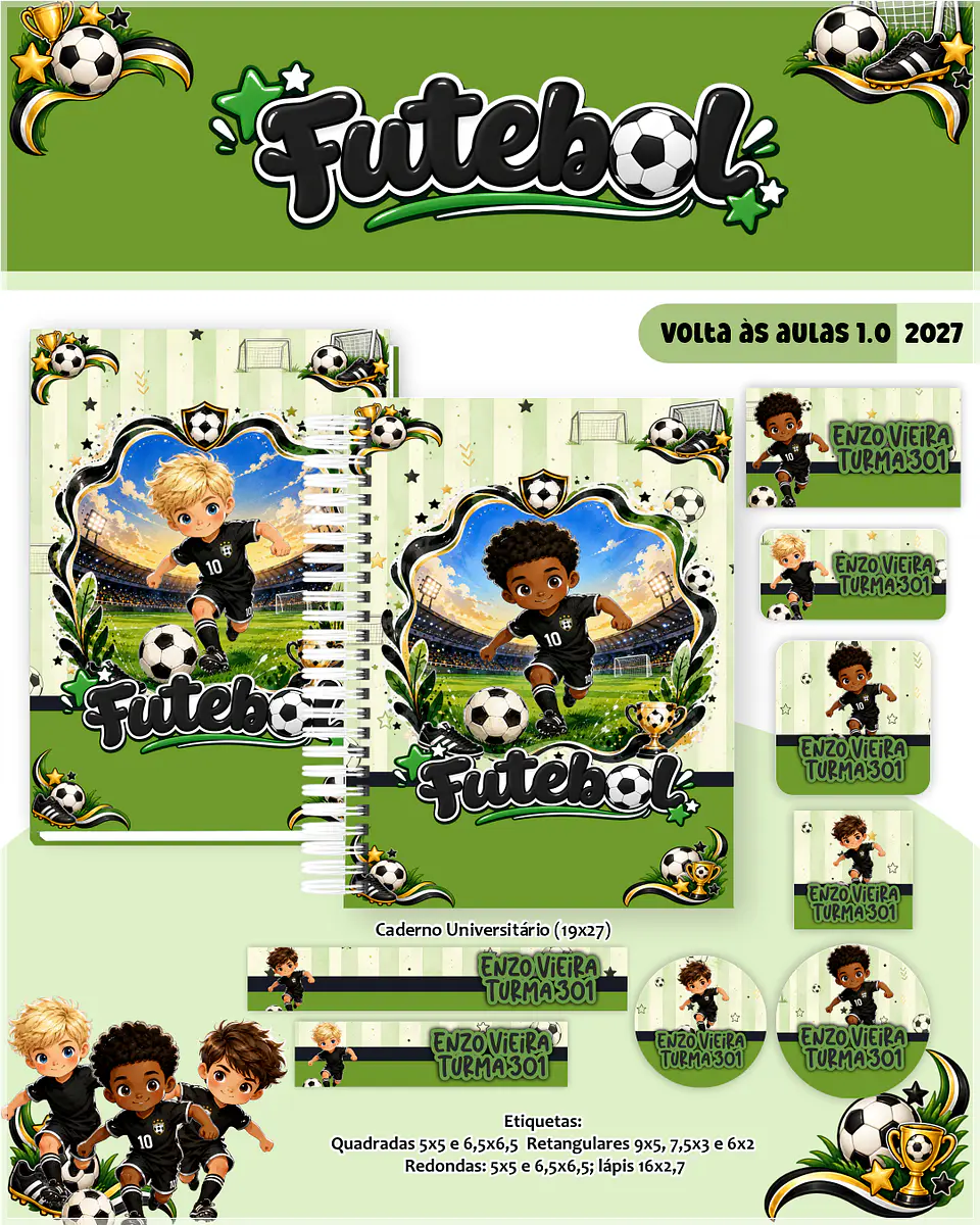 Encadernação - Coleção Escolar 1.0 Futebol 1