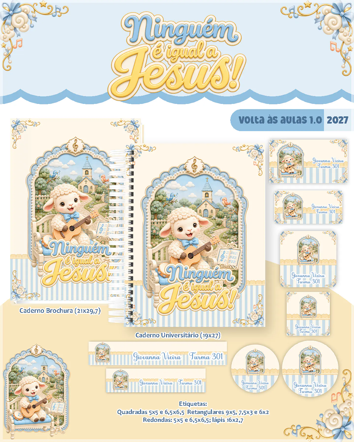 Encadernação - Louvor Infantil Escolar Cristão 1