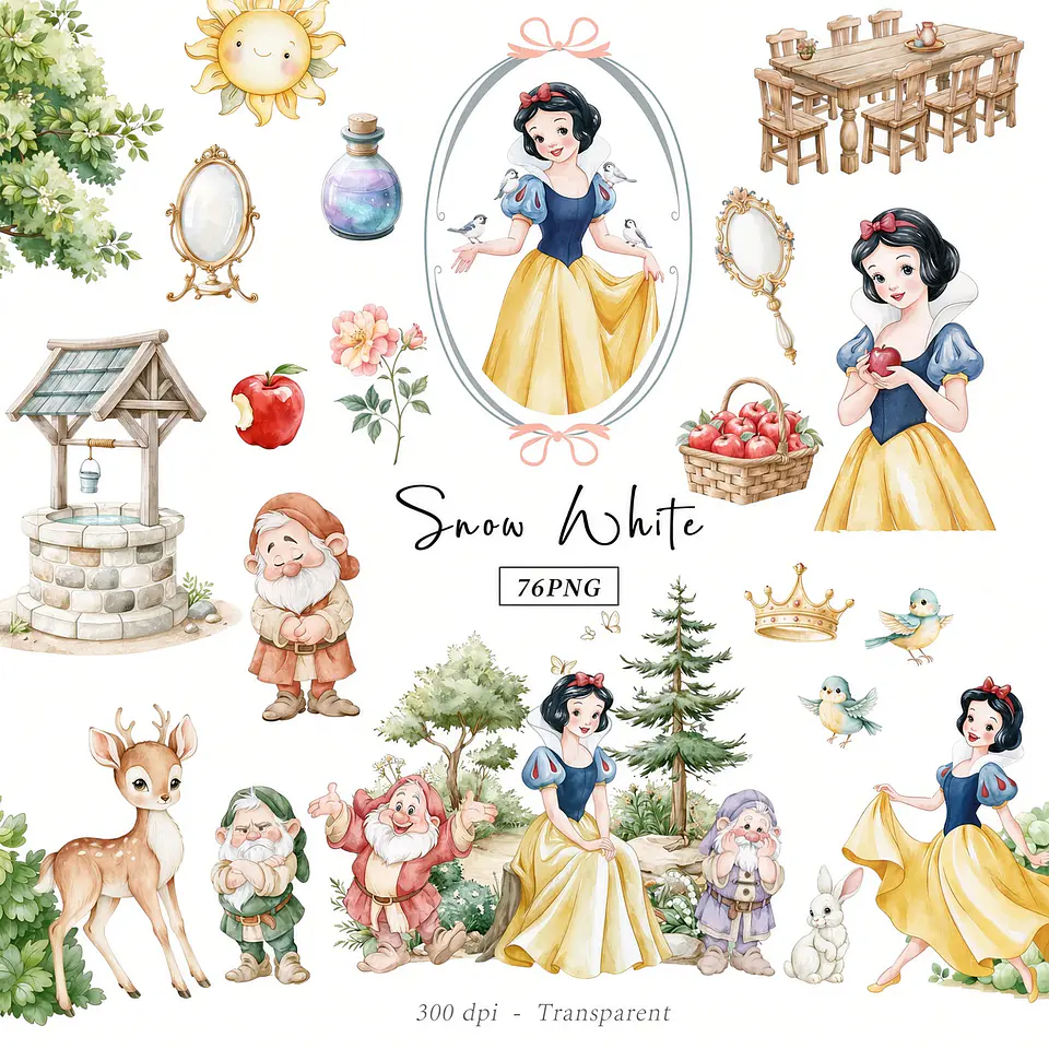Kit Digital Branca de Neve 1 1