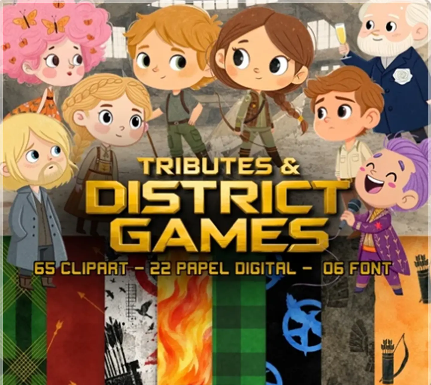 Kit Digital Tributes & District Games Hunger Games 11 1