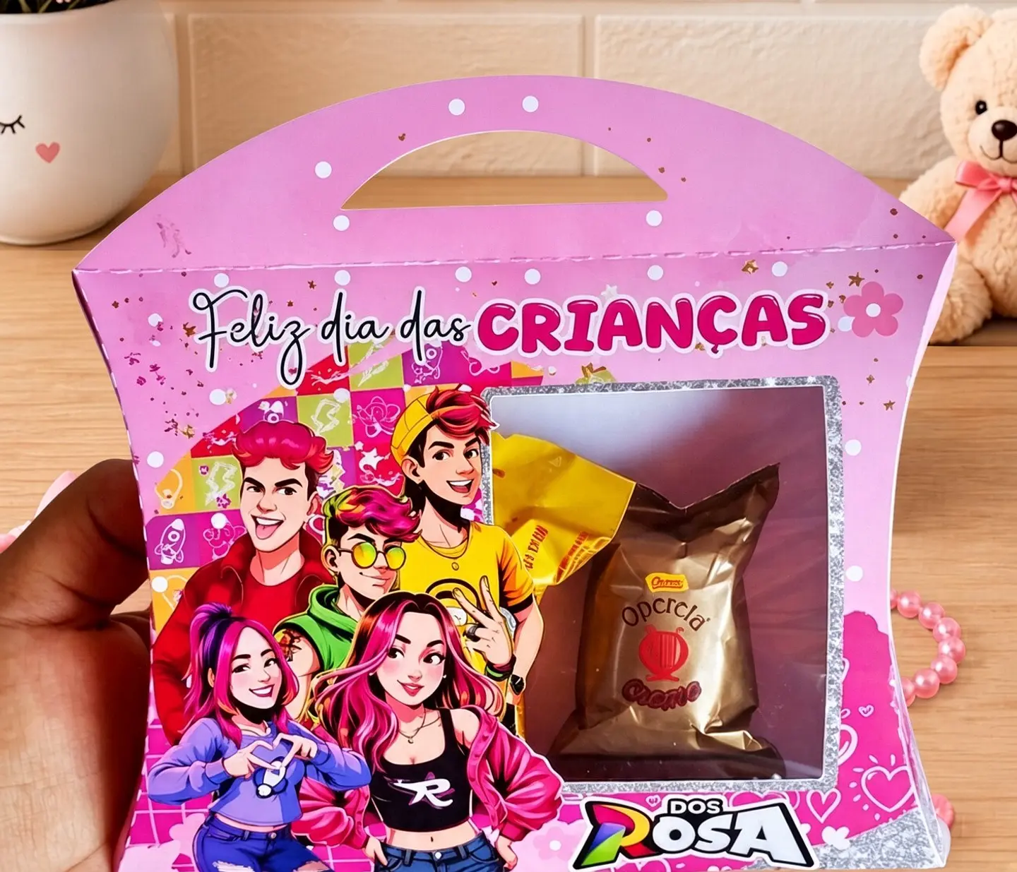 Arquivo de Corte Caixa Almofada Dos Rosa Emilly Vick Dia das Crianças 12 1