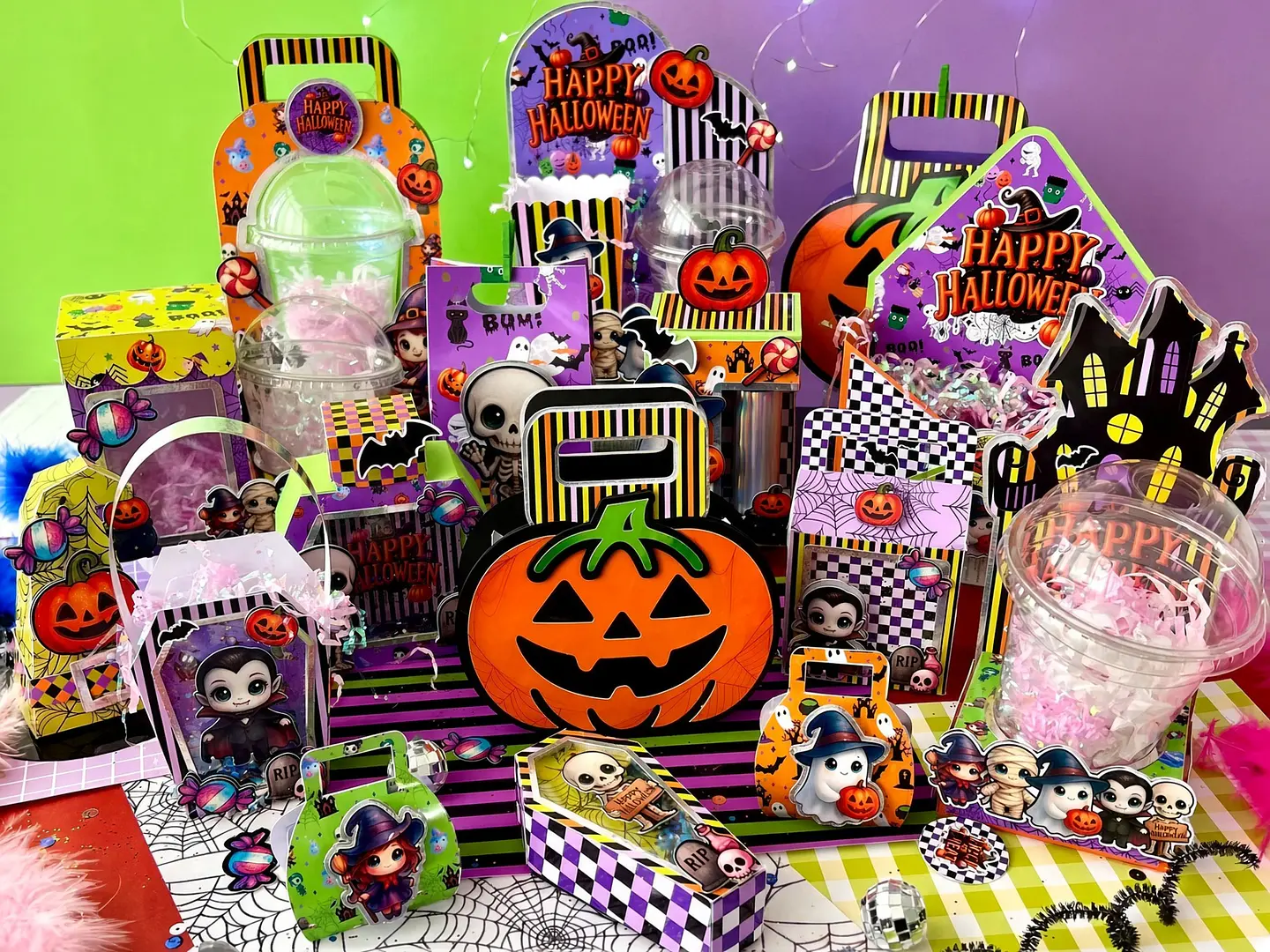 Arquivo de Corte Combo Kit Mimos Halloween 1 1