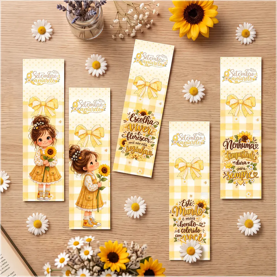 Arquivo de Corte Marca Páginas Setembro Amarelo 6 1