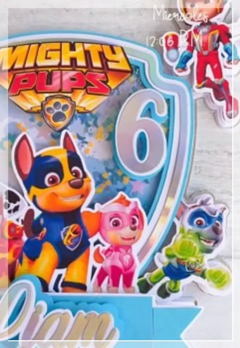 Arquivo de Corte Topo de Bolo Patrulha Canina 51 1