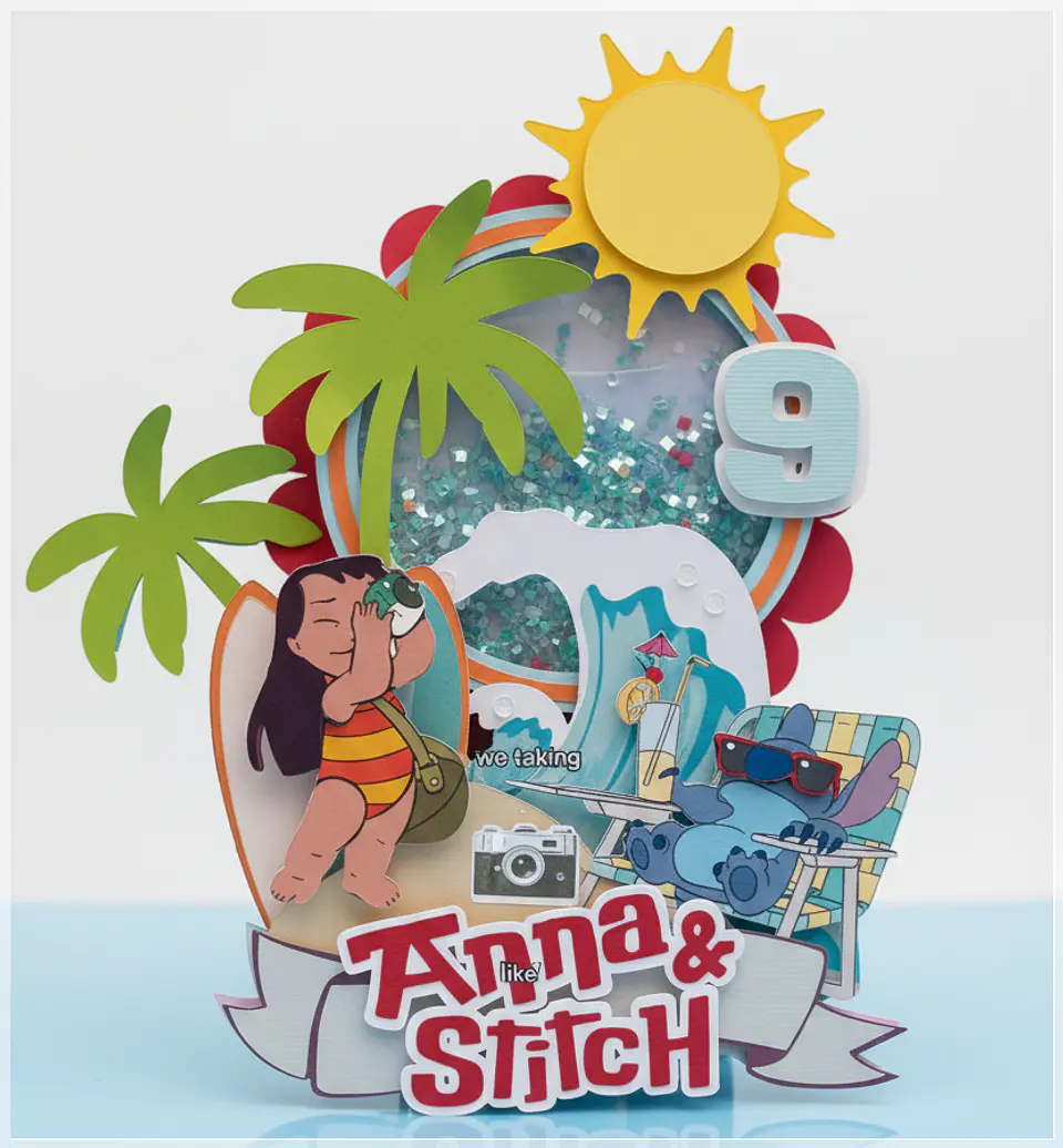 Arquivo de Corte Topo de Bolo Lilo e Stitch 18 1