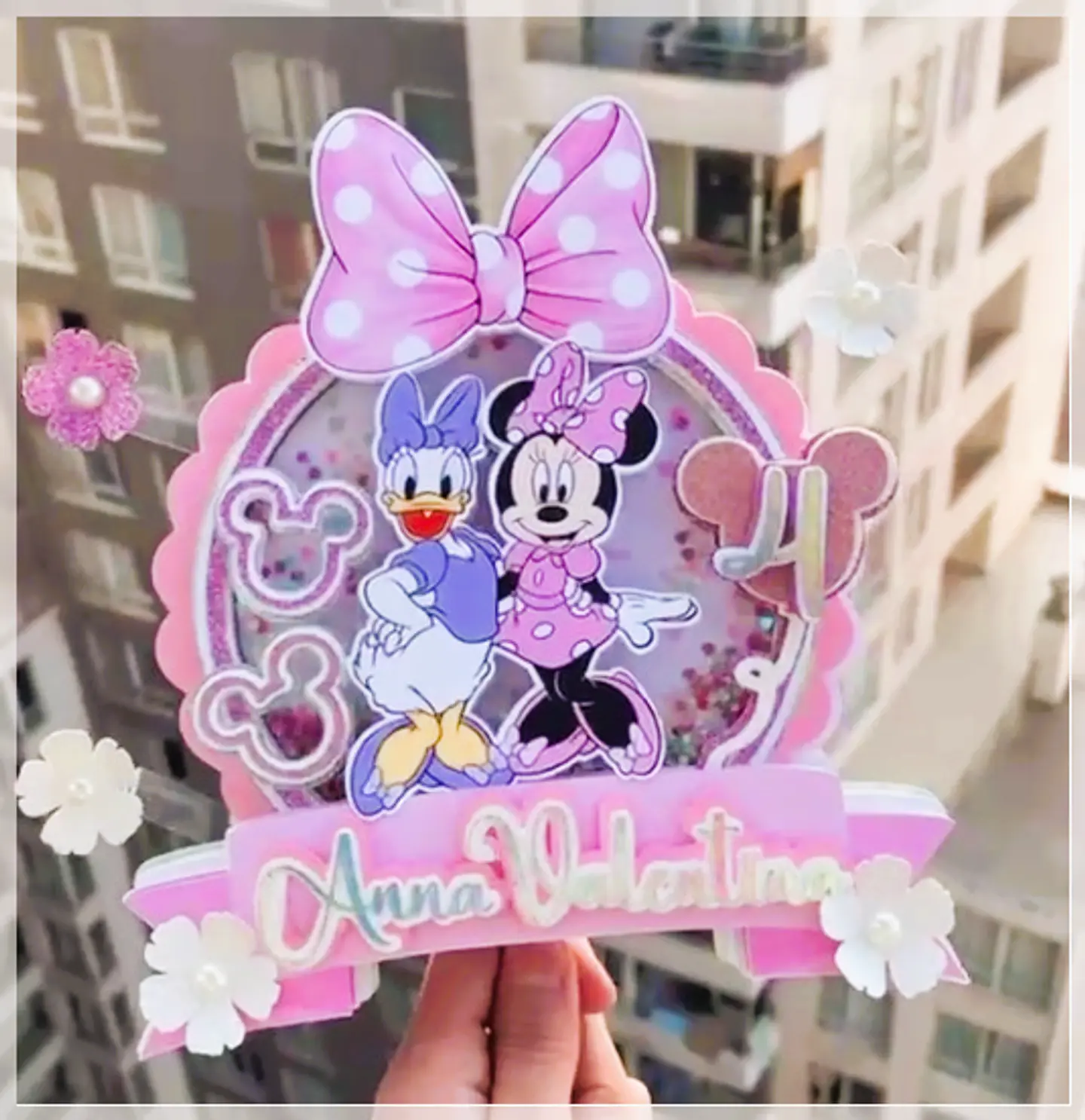 Arquivo de Corte Topo de Bolo Minnie Rosa 64 1