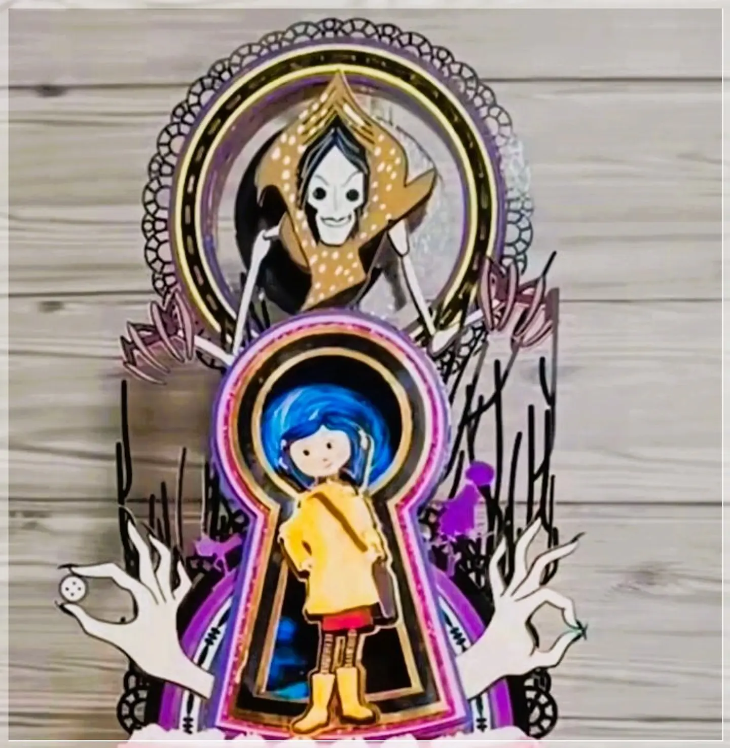 Arquivo de Corte Topo de Bolo Coraline 5 1