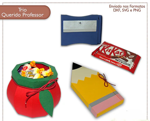 Arquivo de Corte Kit Combo Moldes Dia dos Professores 3
