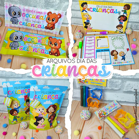 Arquivo de Corte Kit Combo Dia das Crianças 2