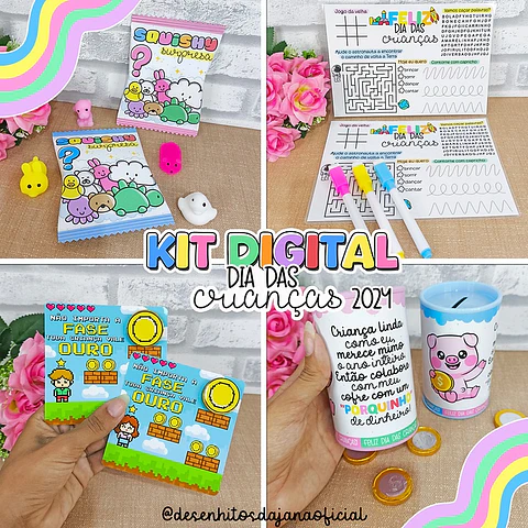 Arquivo de Corte Kit Combo Dia das Crianças 1
