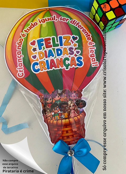 Arquivo de Corte Balão Dia das Crianças 4