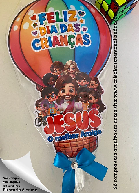 Arquivo de Corte Balão Dia das Crianças 3