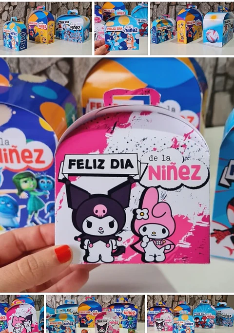Arquivo de Corte Lancheira Maleta Dia das Crianças 3
