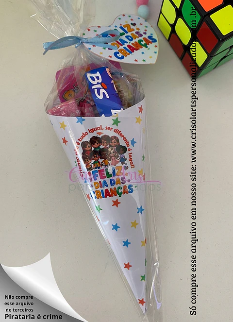 Arquivo de Corte Cone Dia das Crianças 11