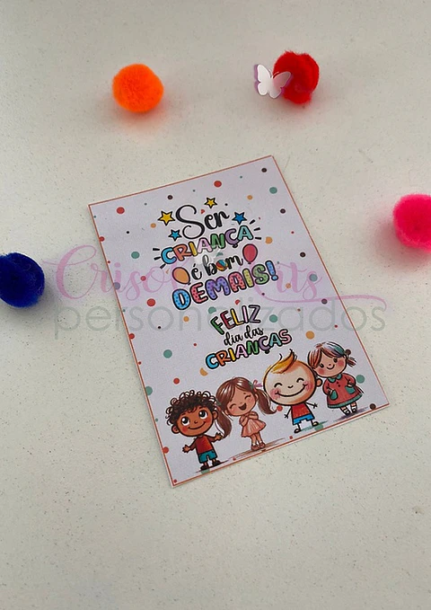 Arquivo de Corte Cards e Tags Dia das Crianças 6