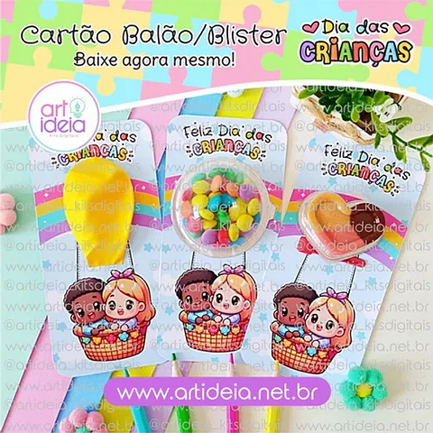 Arquivo de Corte Cartão Dia das Crianças 3