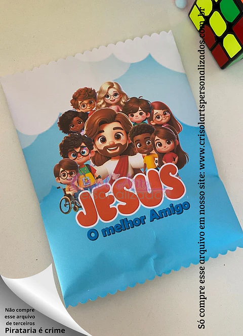 Arquivo de Corte Sacolinha Saquinho Dia das Crianças 17