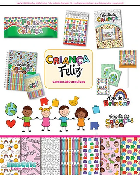 Kit Digital Combo Crianca Feliz 1