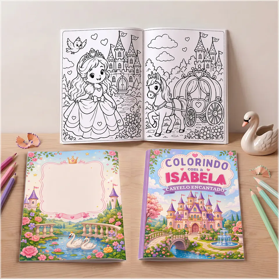 Arquivo de Corte - Revista de Colorir Realeza 1