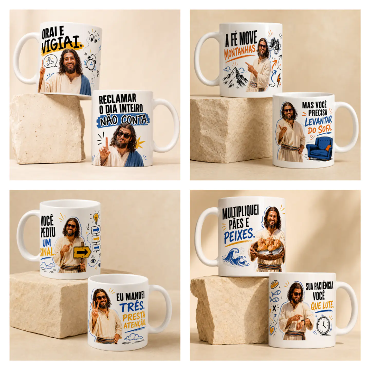 Sublimação - Canecas Jesus 1.0 1