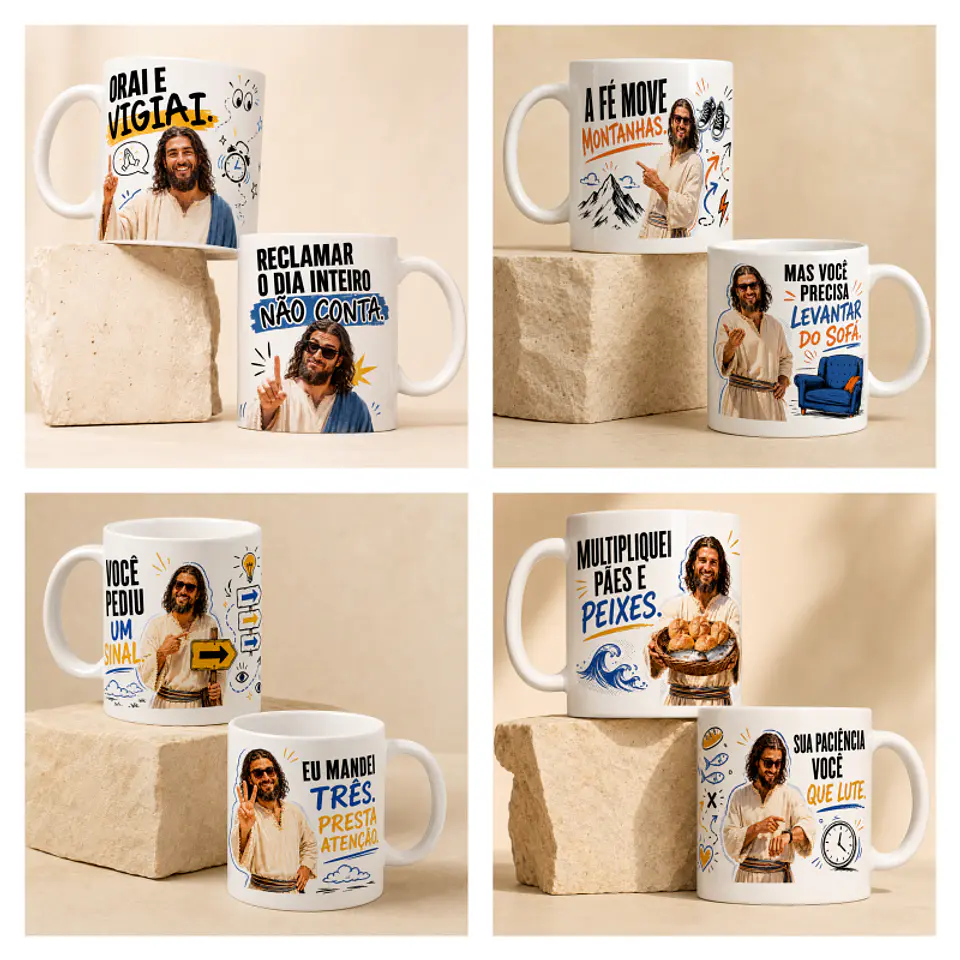 Sublimação - Canecas Jesus 1.0 1