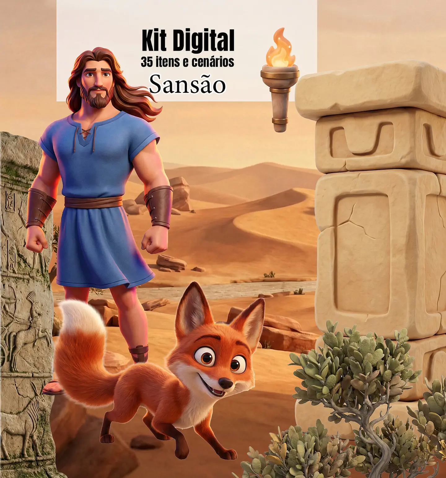 Kit Digital Sansão 258 1